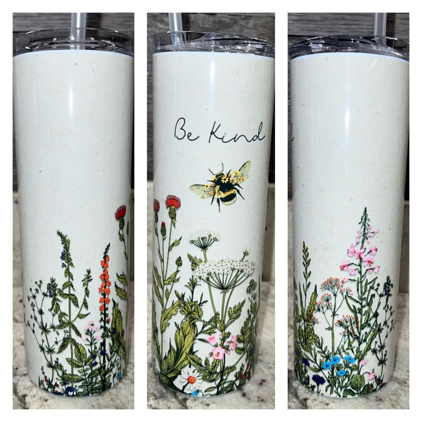 20oz Stainless Tumbler ~ Be Kind