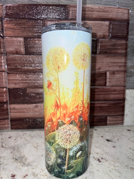 20oz Stainless Tumbler ~ Dandilion